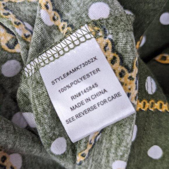 NEW! Chain Polkadot Wrap Dress Alison Andrews - Picture 4 of 6